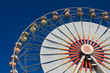 Ferris wheel and blue sky Ferris wheel and blue sky