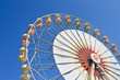 Ferris wheel and blue sky Ferris wheel and blue sky