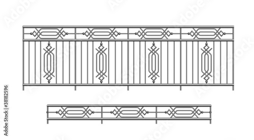 Illustration: railing parapet metal steel for house railing parapet metal steel for house