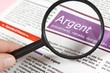 Argent titre de journal Argent titre de journal