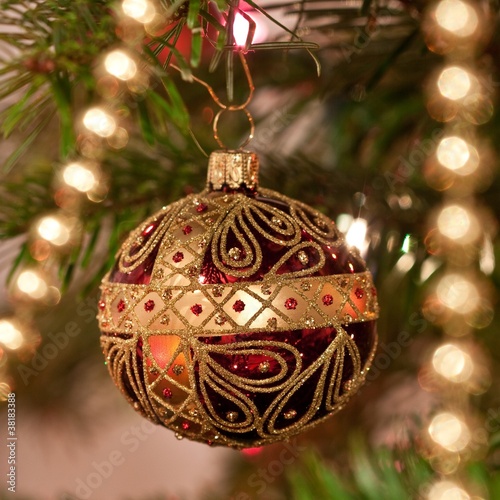 Photo: Christmas tree decoration Christmas tree decoration
