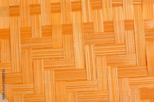 Photo: Texture of bamboo weave,used for background . Texture of bamboo weave,used for background .