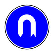 Verkehrsschild - Wenden