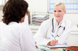 Doctor consulting with a patient