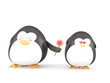 Penguin in love