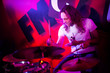 playing drums