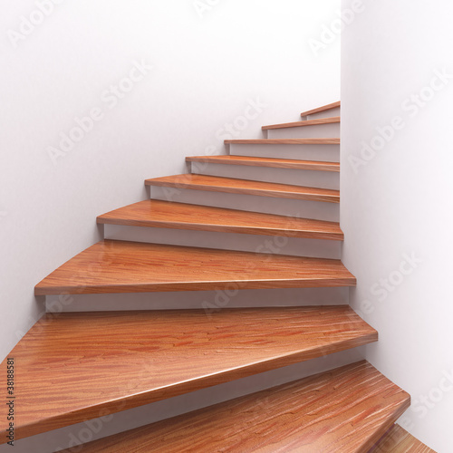 Illustration: Spiral staircases. 3d Spiral staircases. 3d