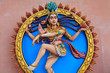 Close up of SRI ARULOLI THIRUMURUGAN Temple with blue sky , Pena