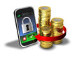 Smartphone and money Smartphone and money