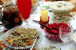 Delicious dinner table serving Delicious dinner table serving