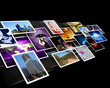 Screens with images flow