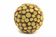 green wooden sphere good as a background green wooden sphere good as a background
