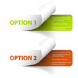 Set of Colorful Vector Sample option stickers Set of Colorful Vector Sample option stickers