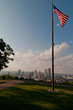 Photo: Pittsburgh Skyline with US Flag Pittsburgh Skyline with US Flag