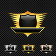 Emblem / Medals -  on the Carbon background. Eps8
