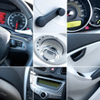 car interior collage