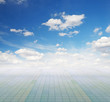 sky and floor