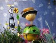 Cute Garden Lantern Figure