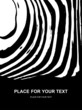 Abstract background with zebra pattern for your design