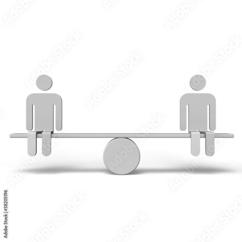 Illustration: HorizontalSeesawAndHuman HorizontalSeesawAndHuman
