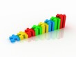 Puzzles color, 3D