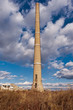 tower of an industrial complex in degradation tower of an industrial complex in degradation