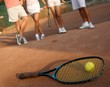 Tennis racket and ball Tennis racket and ball