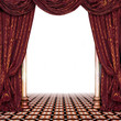 Red curtain Red curtain