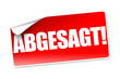Abgesagt! Button, Icon