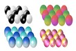 Easter egg color rainbow