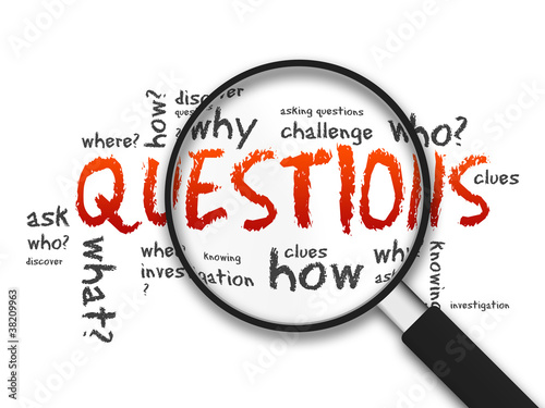 Illustration: Magnifying Glass - Questions Magnifying Glass - Questions