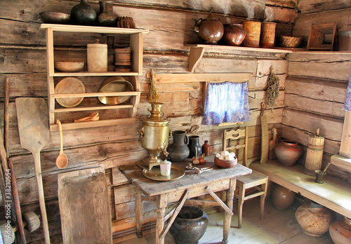 Photo: Interior of russian izba Interior of russian izba