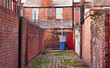 Urban inner city alley Urban inner city alley