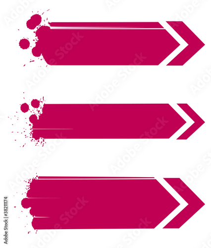 Vector: arrows set grunge arrows set grunge