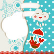 Baby arrival announcement card Baby arrival announcement card