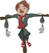 Scarecrow. Cartoon