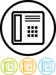 Telephone - Vector icon