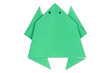 green frog origami handcraft