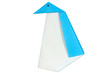 blue penguin origami handcraft