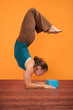 Woman Bends Backward