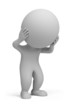 3d small people - stress