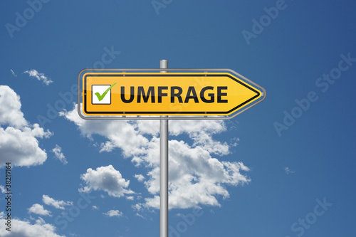 Illustration: Wegweiser - Umfrage Wegweiser - Umfrage