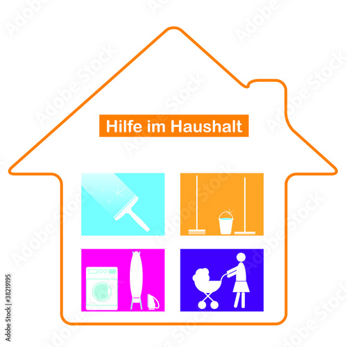 Vector: Haushaltshilfe Haushaltshilfe