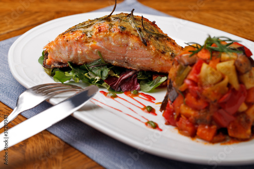 Photo: Salmon Dinner Salmon Dinner