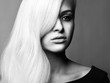 Beautiful woman with magnificent hair