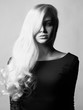 Beautiful lady with magnificent hair