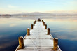 Jetty At Windermere, English Lake District