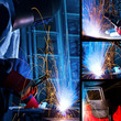 Welding iron collage