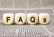 Photo: FAQ´s Würfel FAQ´s Würfel