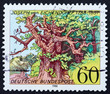 Postage stamp Germany 1988 Woodcut by Ludwig Richter